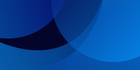 Minimal geometric blue background. Dynamic shape composition. vector
