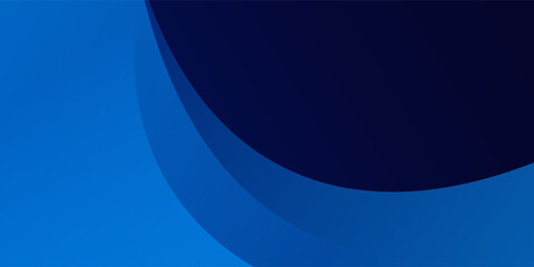 Minimal geometric blue background. Dynamic shape composition. vector