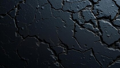 Intricate dark, rough surface with subtle variations in shade, black texture,  black texture background