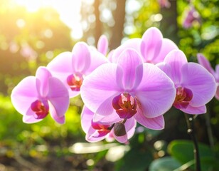 pink orchid flowers