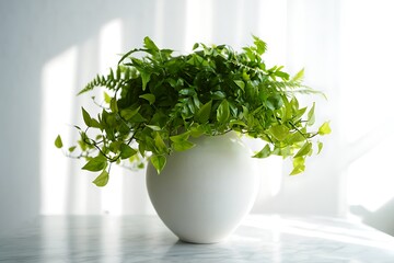 Fototapeta premium green plant in a vase