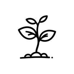 Growing Sprout Symbolizing Change, Growth, and New Beginnings