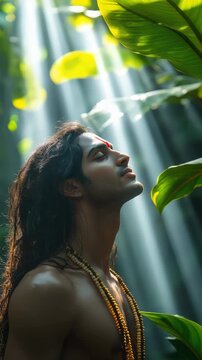 Cosmic Vishnu forms: Padmanabha divinity, Govinda protector, Achyuta truth, Madhusudana power, divine savior, Hindu trinity, Nepal worship, Laos reverence, Indonesia belief, Rama return, Diwali glory.