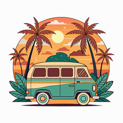 Retro Summer Van Escape