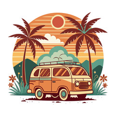 Retro Summer Van Escape