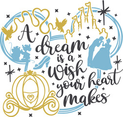 A Dream is a Wish your Heart Makes SVG, family trip svg