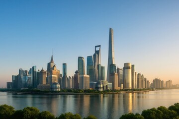 Obraz premium A Symphony of Steel and Glass