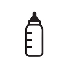 An isolated vector illustration of a blank plastic bottle containing a clear liquid, perfect for holding water or a cleaning spray