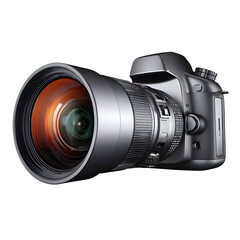 Fototapeta premium Modern professional camera and telephoto lens