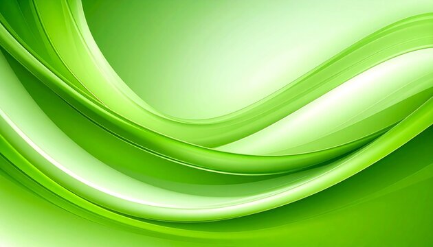 abstract green wave background