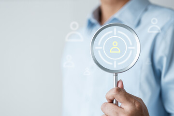 Sales and marketing analysis digital research concept. Analyst analytics data dashboard. Data...