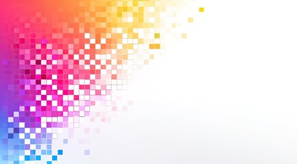Colorful pixelated gradient background (1)