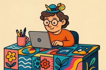 A Child's Imagination Unleashed on a Laptop
