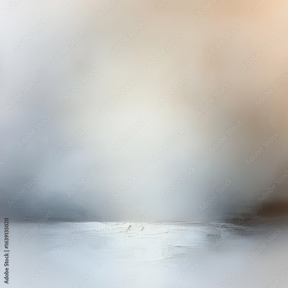 Poster minimalist abstract landscape with soft gradients of light and dark tones creating a calm and peacef
