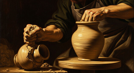 Baroque Style Jeremiah 1 The  Hand of the Potter