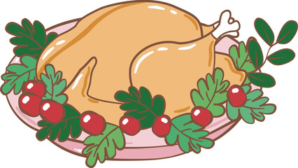 Cozy Fall Christmas Clipart Set, Autumn Christmas Clipart Set, Warm Rustic Holiday Bundle