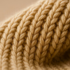 Warm wool yarn texture isolated