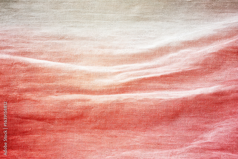 Poster faded stripe pattern with abstract land and sky effect, textured fabric surface, soft gradient from 