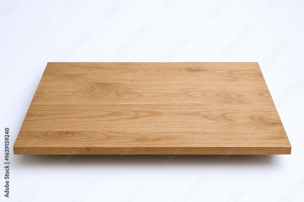 Poster clean, natural oak wood surface with visible grain patterns, ideal for product display and design ba