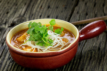 Authentic Vietnamese Pho with Rice Noodles and Fresh Herbs | Traditional Pho Soup in 4K Ultra HD |...