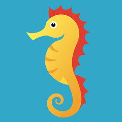 vector illustration of a cartoon fish