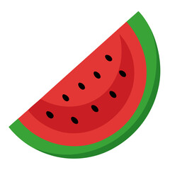 watermelon vector illustration