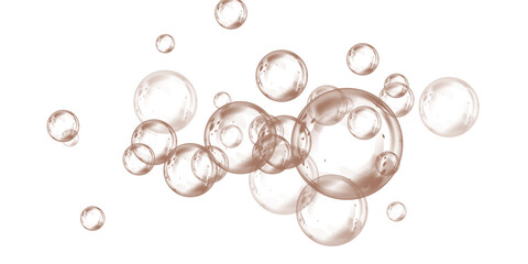 Chocolate brown soap bubbles, liquid sphere, foam freshness, underwater floating, vibrant dew, abstract shine, washing concept.