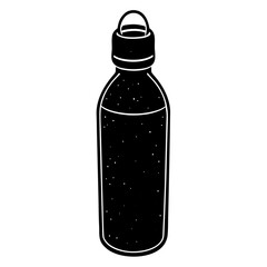 vector illustration of a bottle