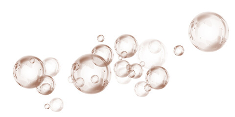Chocolate brown soap bubbles, liquid sphere, foam freshness, underwater floating, vibrant dew, abstract shine, washing concept.