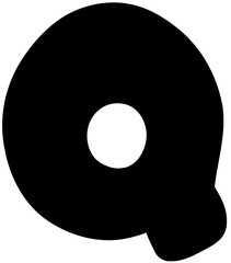 Sketch Alphabet  hand drawn, Q