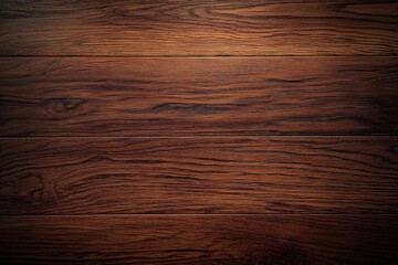 Close-up view of a dark brown wooden surface with natural grain patterns and textures