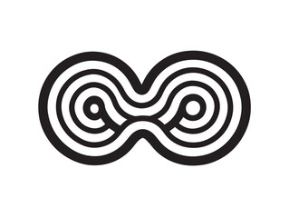 Decorative kumkum holder icon in minimal vector style