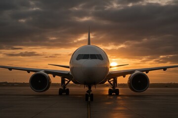 Fototapeta na wymiar A Moment of Calm Before Flight