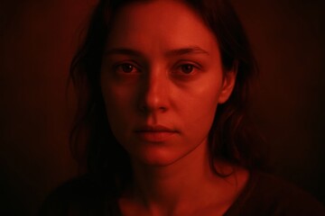 Fototapeta premium A Study in Red Light Photography