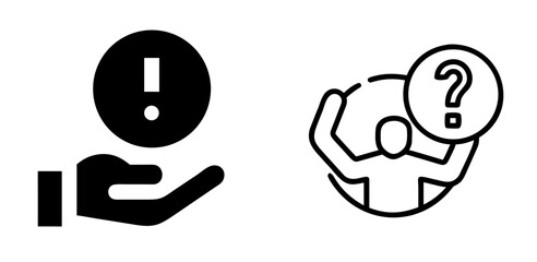 Help Icon with Lifebuoy and Hand Symbol Representing Support and Assistance