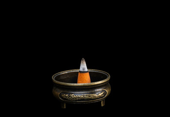 incense holder isolated