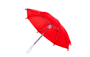 red umbrella isolated