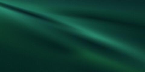 A dark royal green gradient seamless pattern with a noise texture. A luxurious jade and dark turquoise silk background with soft transitions and an ombre effect. © alfan
