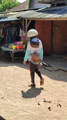 Fisher man on the beach