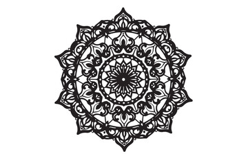 Elegant Mandala Laser-Cut Silhouette Bundle
