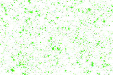 Abstract background with a delicate pattern of scattered green and white organic shapes and specks