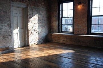 Obraz premium Sunlit Room Interior