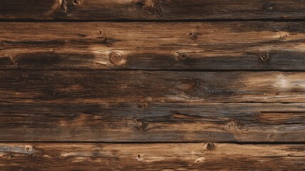 Fototapeta premium Rustic wooden planks with dark tones. AI generated