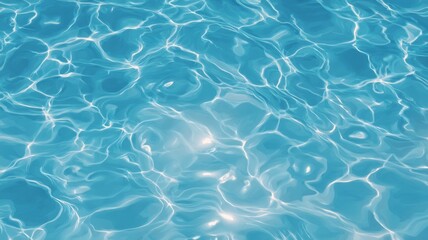 Sunlit water surface with rippled patterns. AI generated