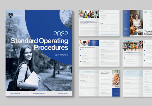 Standard Operating Procedure Brochure Template