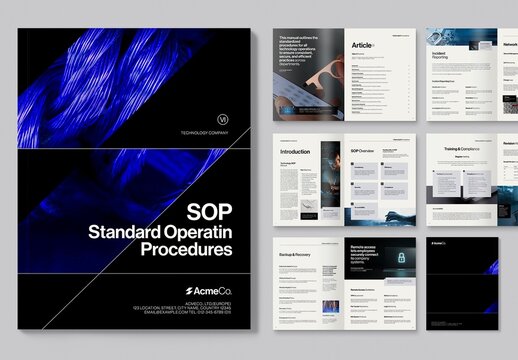 Standard Procedures Brochure Template