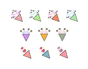 firecrackers, celebrations, stickers