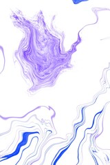 Abstract blue and purple fluid art for World Art Day. Ideal for use in presentations, websites, or as a minimalistic design backdrop. (Ratio 9:16)