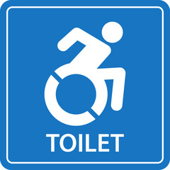 Toilet sign. Bathroom glyph icon, Washroom, Restroom, toilet sign printable public sign symbol man woman wc. Female or male WC door plate symbol. Printable sticker. Vector illustration.