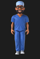 Fun 3D Cartoon Scrubs Animation